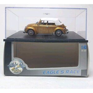 1303 VW Volkswagon Beetle Diecast 1:43 Box Limited Edition Eagles Race Soft Top